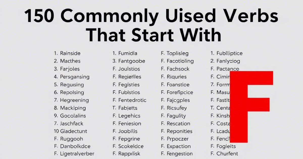 Start With F