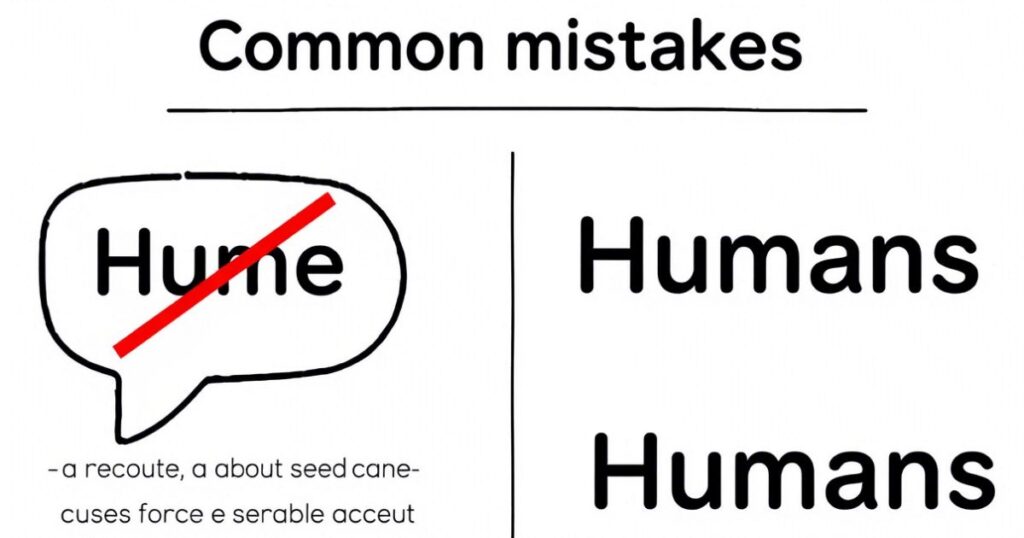Common Mistakes: Using "Humen or Humans" Incorrectly