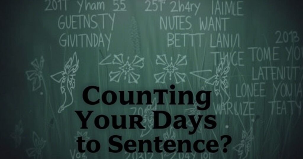 How to Use Counting Your Days in a Sentence?