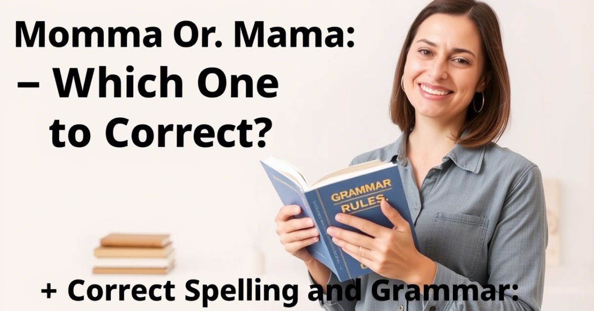 Momma Or Mama