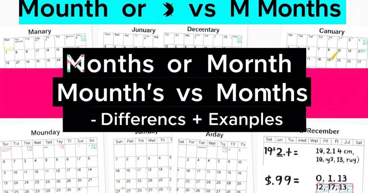 Months or
