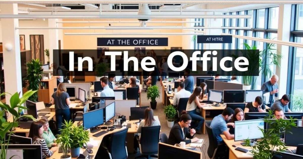 1. Physical Presence of In The Office or At The Office: