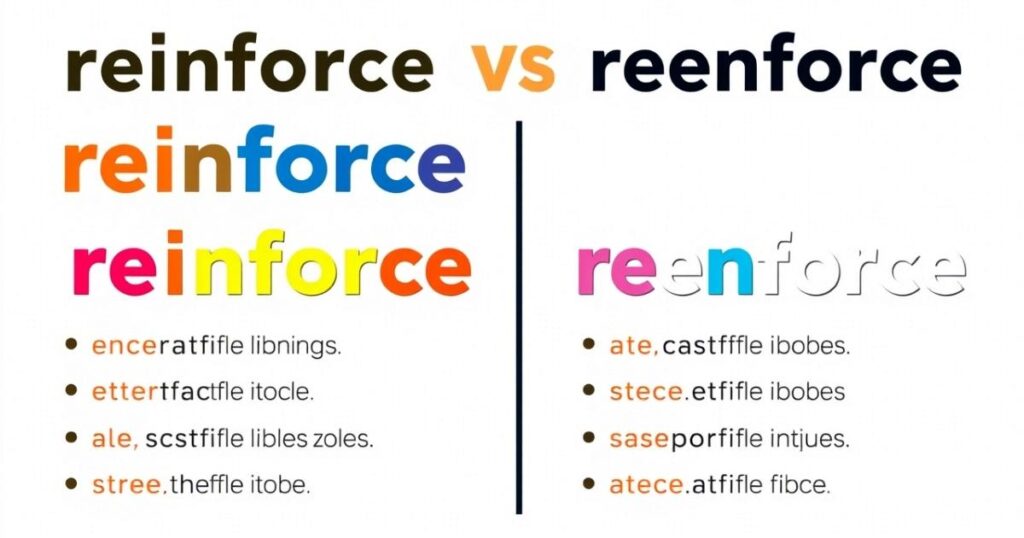 7. Verb Forms of Reinforce and Reenforce: