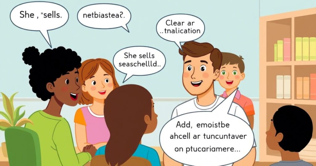 How do S tongue twisters help in accent reduction?