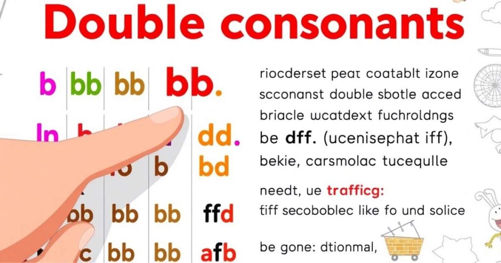 How do you find the double consonant?