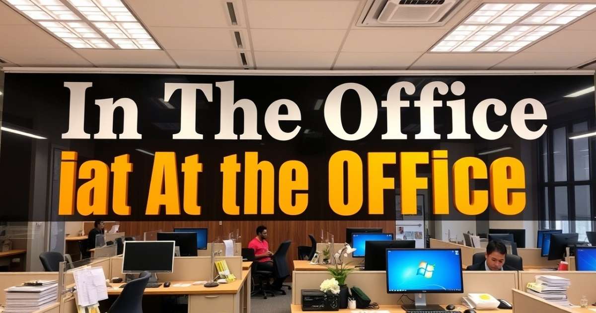 In The Office