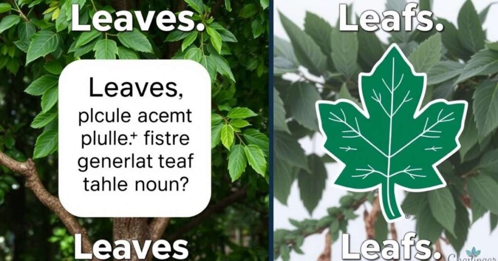 Leaves vs. Leafs: Grammar vs. Proper Nouns