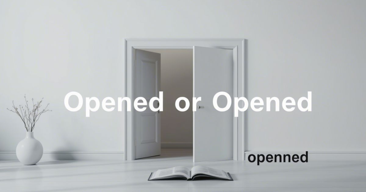 Openned