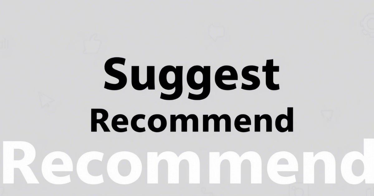 Suggest