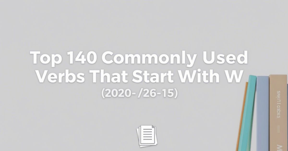 Verbs