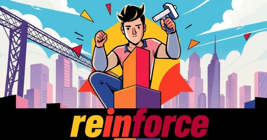 What does reinforce mean in a sentence?
