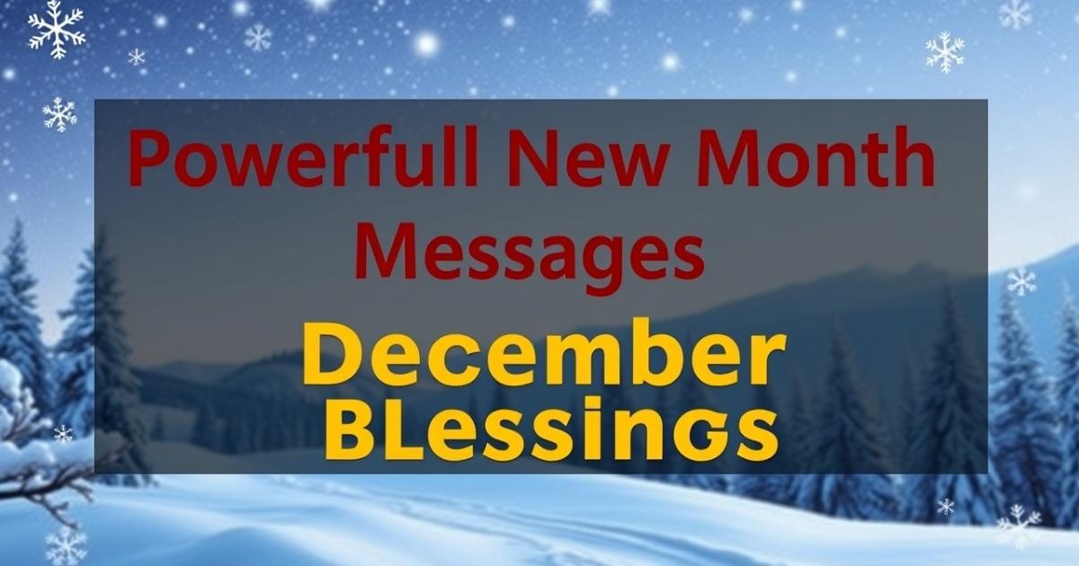 Blessings