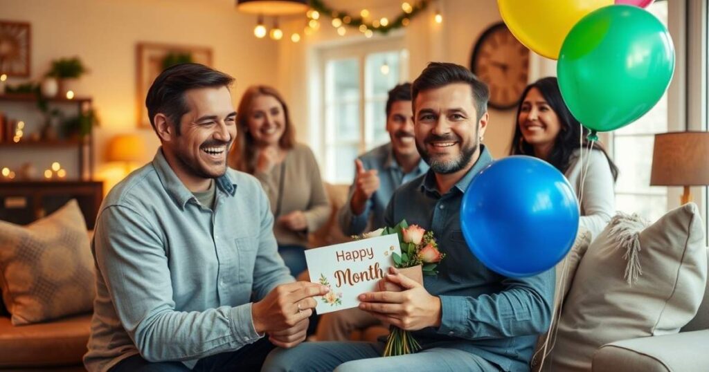 Personalized Happy New Month Greetings to Make Him Smile